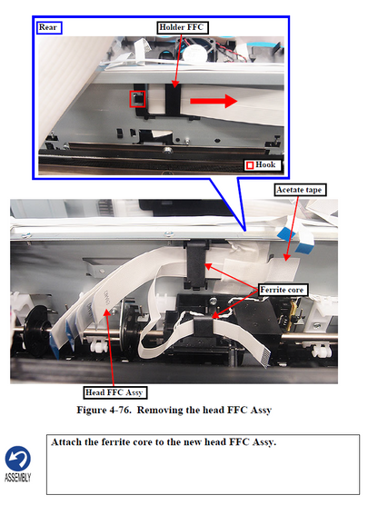 EPSON SureColor SC-P900 P903 904 P906 Head Cable ASSY - 1899067 / 1841391