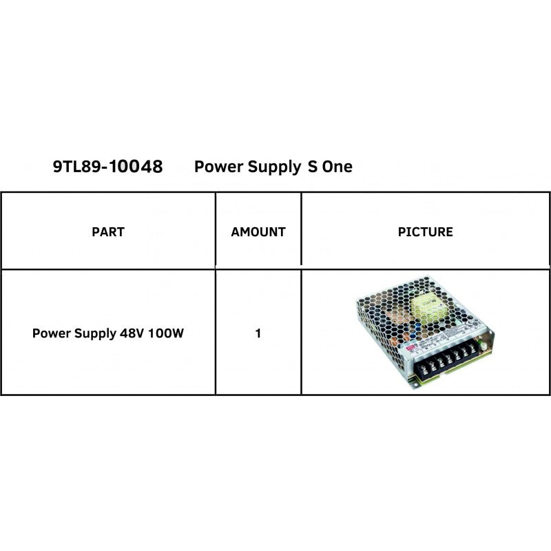 Power Supply 48V 100W for Summa S One Series (9TL89-10048)
