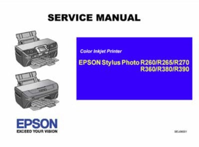 EPSON R260 R265 R270 R360 R380 R390 Service Manual