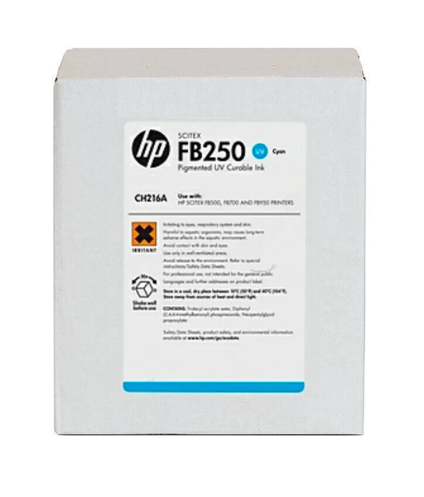 HP Scitex FB250 Cyan Ink for HP Scitex FB500/FB700 Printer (3 Liter Cartridge) - CH216A