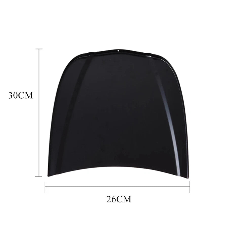 Black Small Car Hood Model Metal For Vinyl Wrapping Paint Display Model (30cm x 26cm)