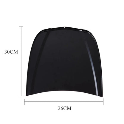 Black Small Car Hood Model Metal For Vinyl Wrapping Paint Display Model (30cm x 26cm)