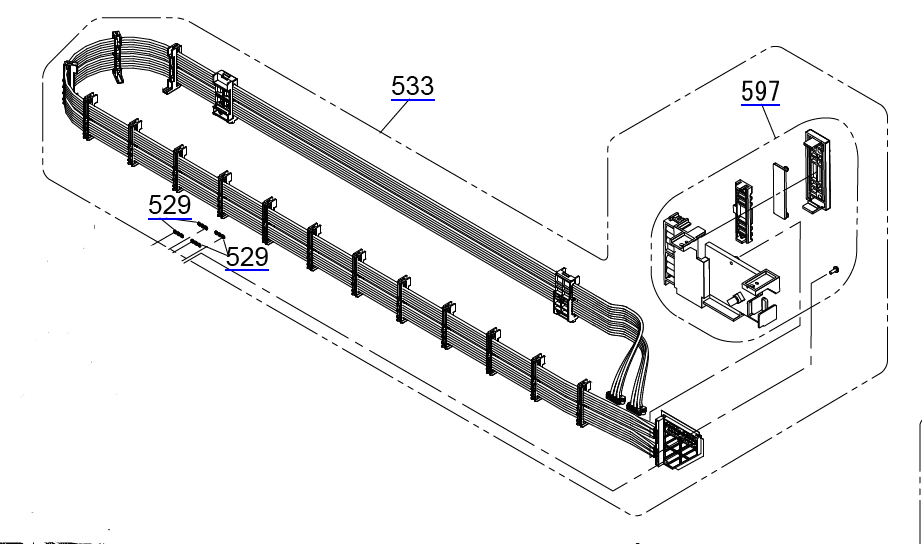 TUBE, SUPPLY for EPSON 50600 S50670 S70600 S70670 - 1678745 / 1766678