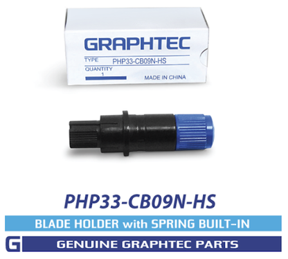 Graphtec 0.9mm Blade Holder Blue Top, Black ABS Tip for CB09 Series Blades
