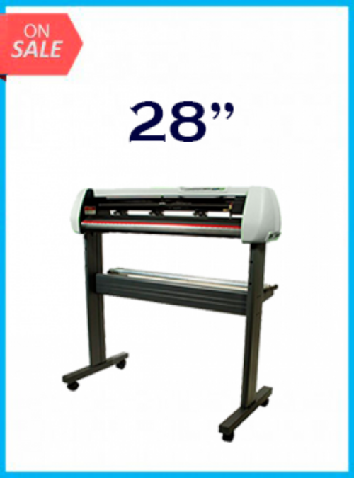 28" MH Vinyl Cutter with Stand & Design and Cut Software - New