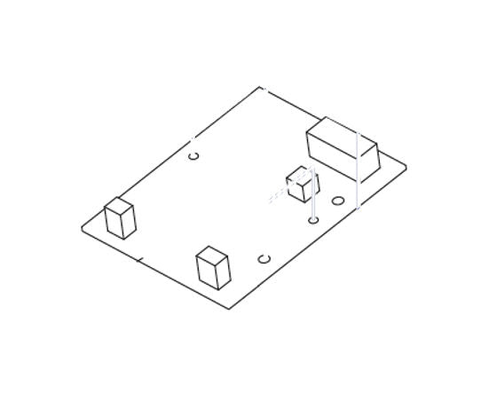 VS-640i Assy,Cut Carriage Board - W702407020