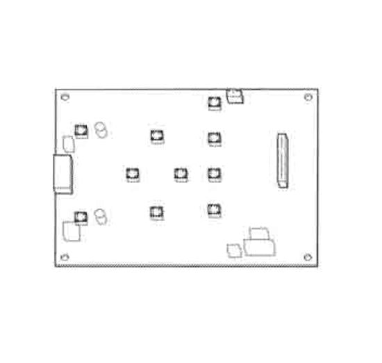 Color LCD PCB Assy for Mimaki JV150/CJV150/JV300/CJV300/TS300P - E107610