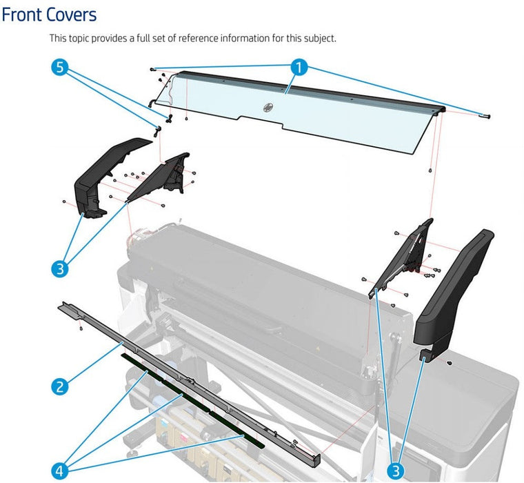 Window Sensor and Hinge for HP Latex 700W Printer (Y0U21-67092)