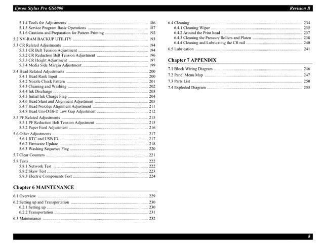 EPSON Pro GS6000 Service Manual