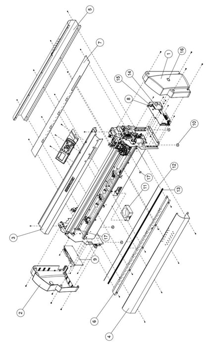 Base, Cutting Mat 130 with base for Graphtec FC8600-130 (621281054)