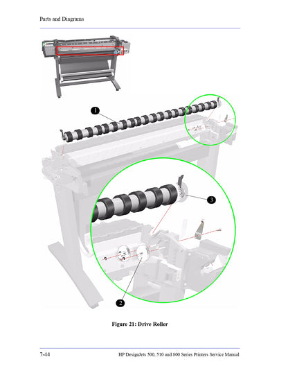 C7769-60254 Encoder Disk for HP DesignJet 500 510 800 T620 T770