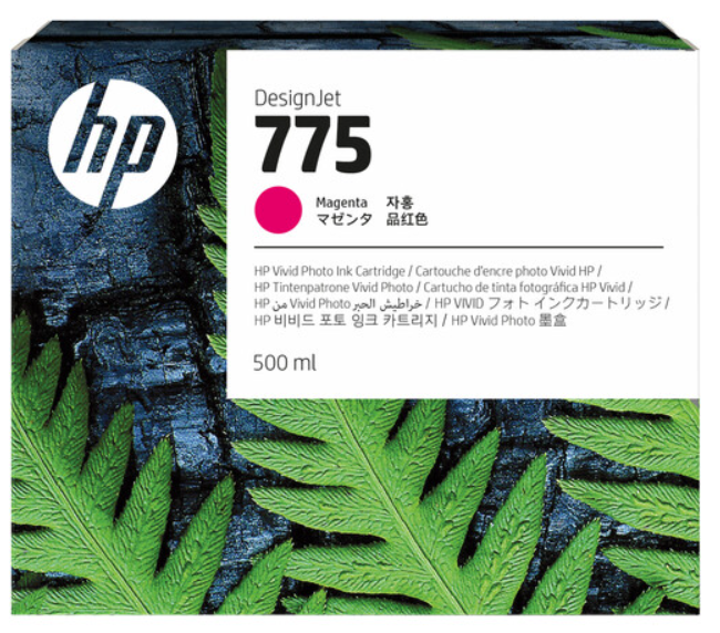 HP 775 500ml Magenta DesignJet Ink Cartridge for DesignJet Z6 Pro - 1XB18A