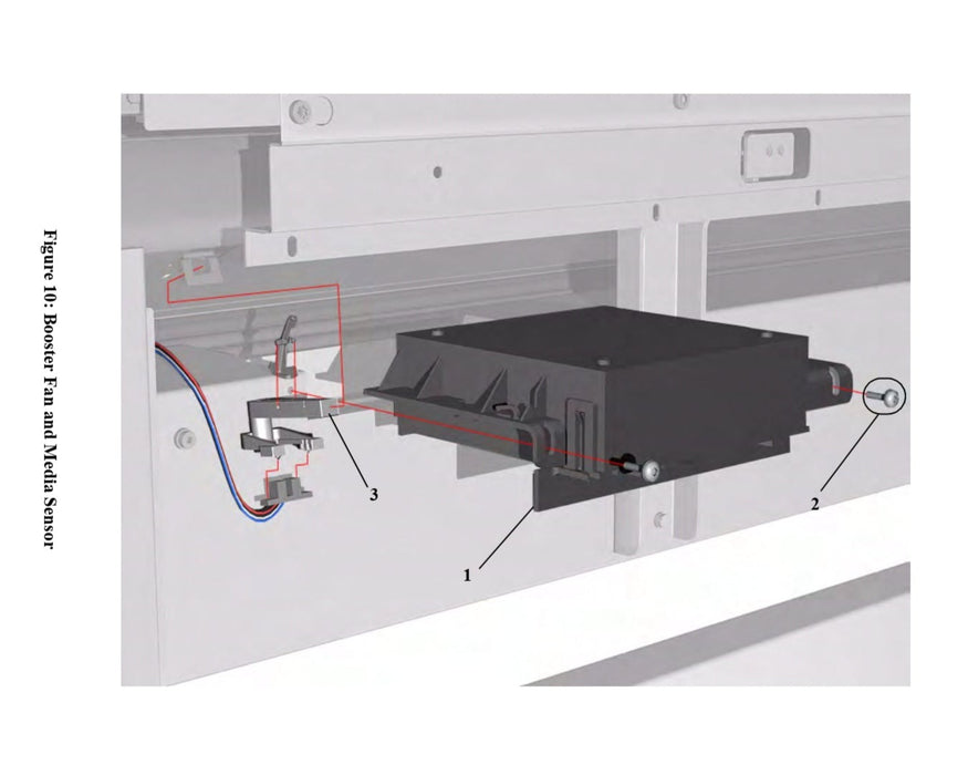 ﻿Booster Fan Assembly for HP DesignJet 5000/5500 Printers (C6090-60093) - New