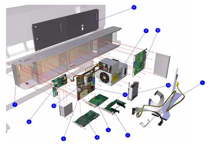 OMAS Controller Card - For the HP DesignJet Z6100 Series (Q6651-60268) - New