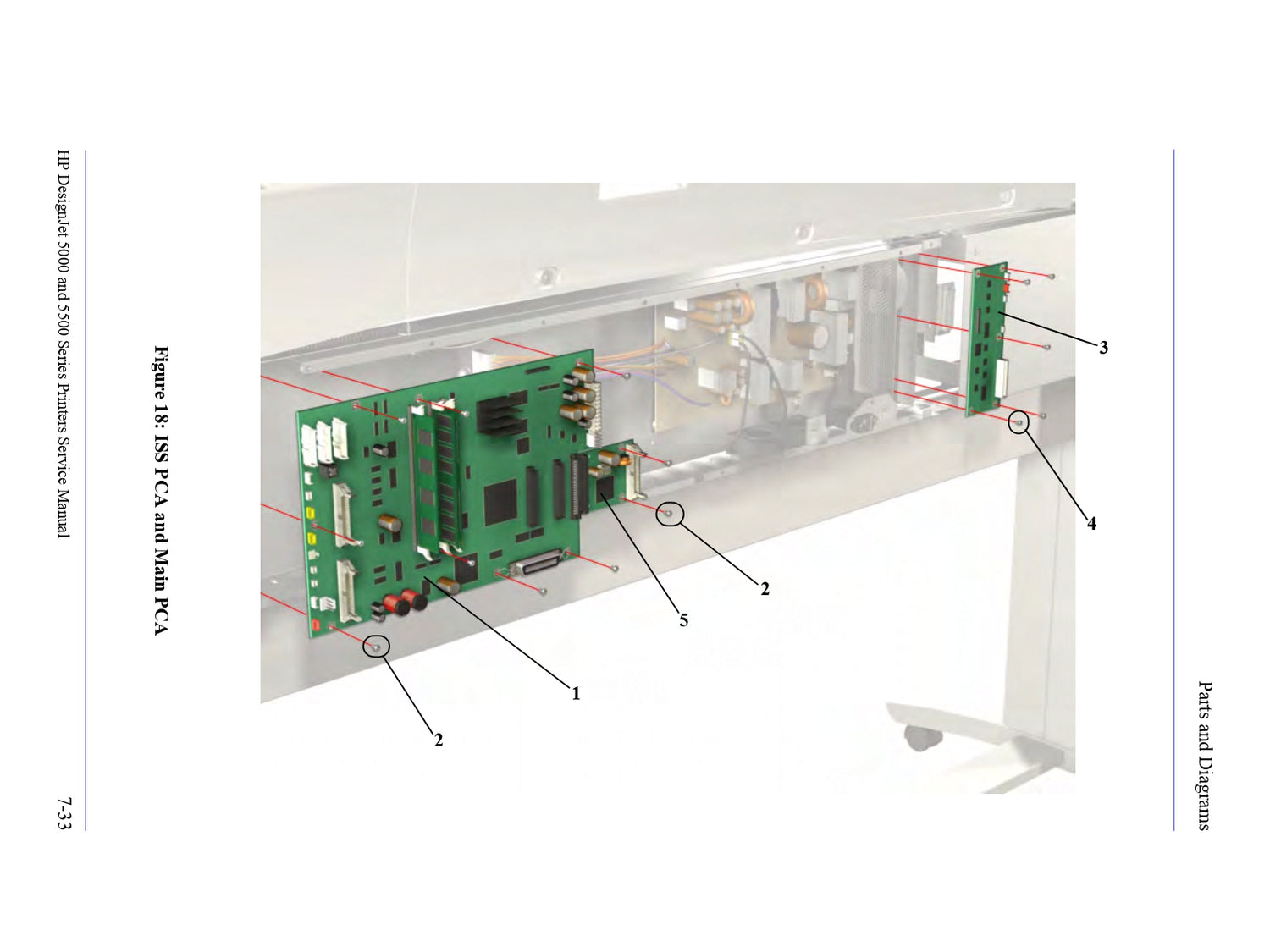 Main Logic PCA for HP DesignJet 5000 Printers (C6090-60012) - New