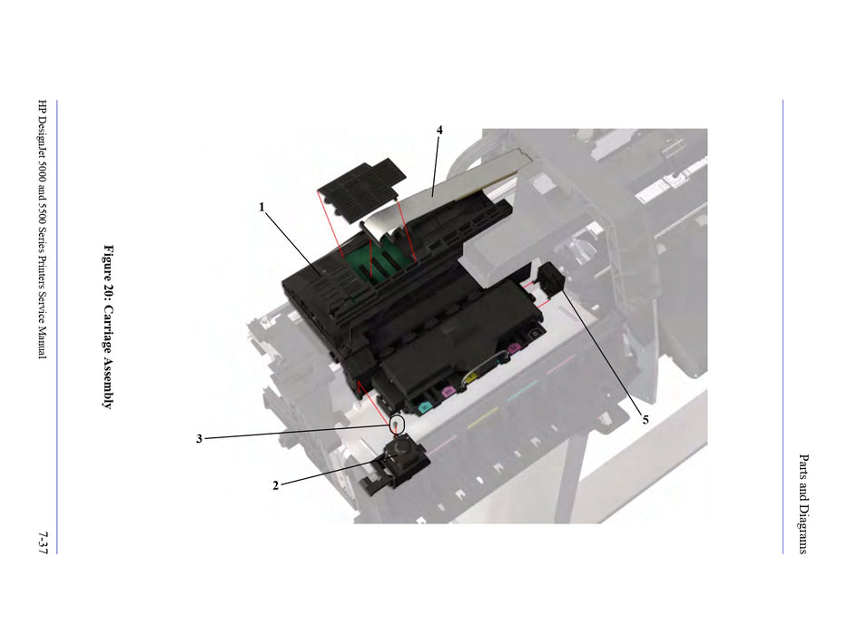 Line Sensor for HP DesignJet 5000 Printers (C6090-60285)