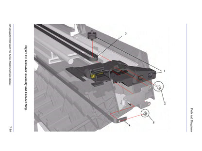Carriage Belt for HP DesignJet 5000/5500 Printers - 42&quot; Model (C6090-60072)