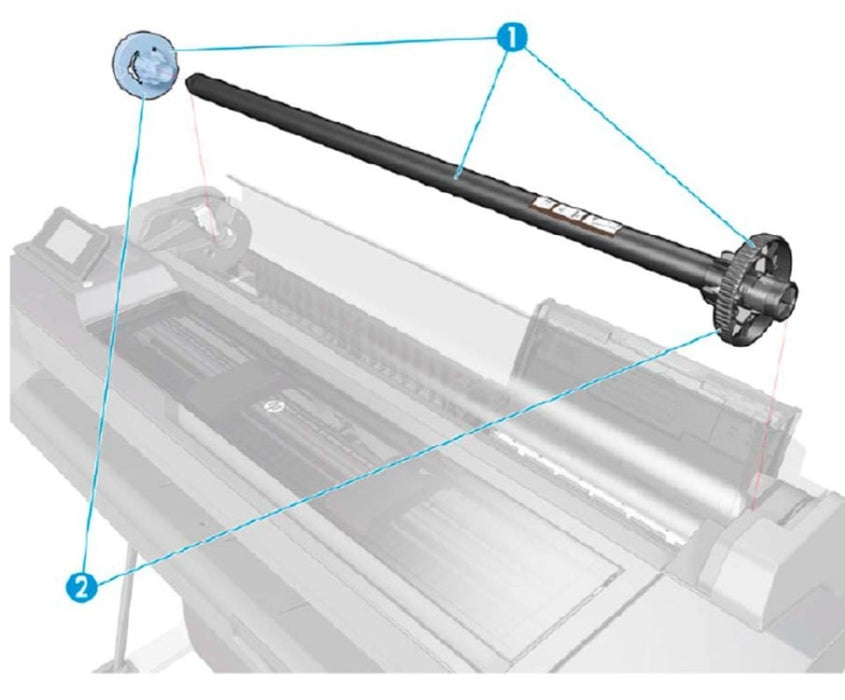 AmpXL 36 Spindle Module SV for the HP DesignJet T730, T830, T520, T525, T530 Series (CQ893-67008)