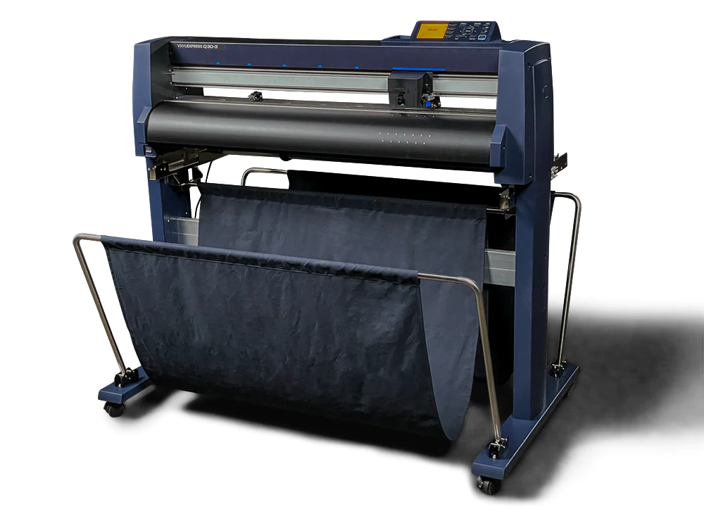 Vinyl Express Q Series Gen 3 - 30&quot; Vinyl Cutter, Stand &amp; Media Basquet