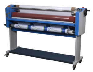 GFP 363TH, 63" Top Heat Laminator (Stand, Foot Switch & Rewind Included)