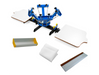US Stock, CALCA 4 Color 2 Station Silk Screen Printing Press, for DIY T-Shirt Printing www.wideimagesolutions.com Parts and Inks 599.99