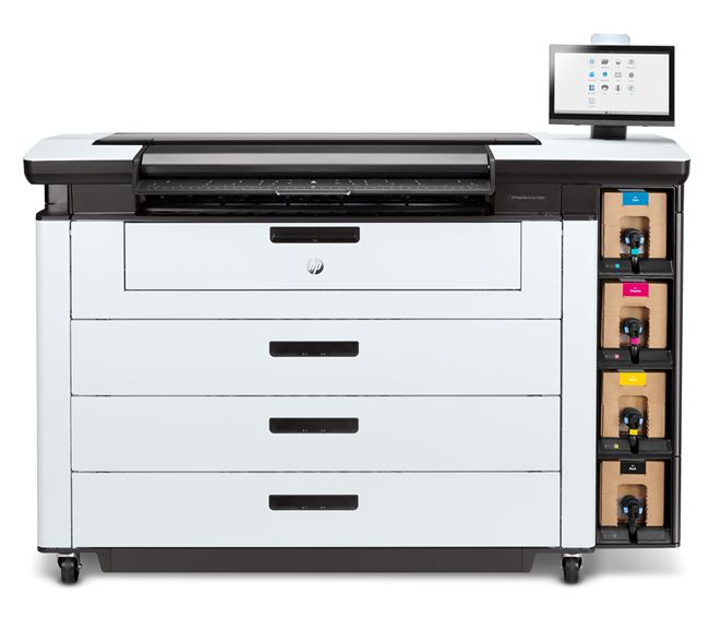 HP PageWide XL Pro 10000 40-in Printer MFP Printer with Pro Stacker and 1-Year Warranty