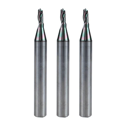 Summa Coated Router Bit, D6/3 L50/6 1FL UC CT, 3-Pack (500-9867)