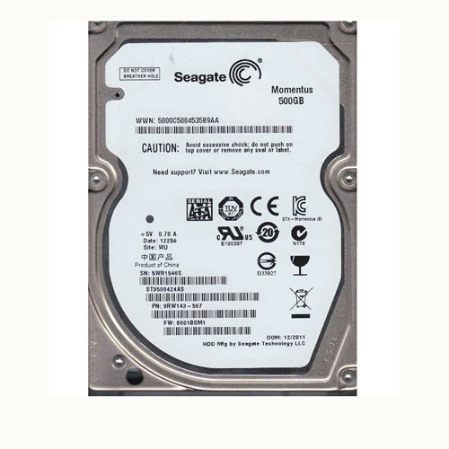 Hard Disk Drive SATA 500GB for the HP DesignJet T930 T3500 T1530 Series (L2Y21-67004, L2Y22-67004) - Refurbished
