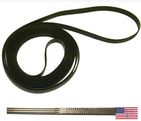 Carriage Belt Kit Light for the HP Designjet T610, T1100, T1120, Z2100, Z3100, Z3200 44&quot; Plotters (Q6659-60175)