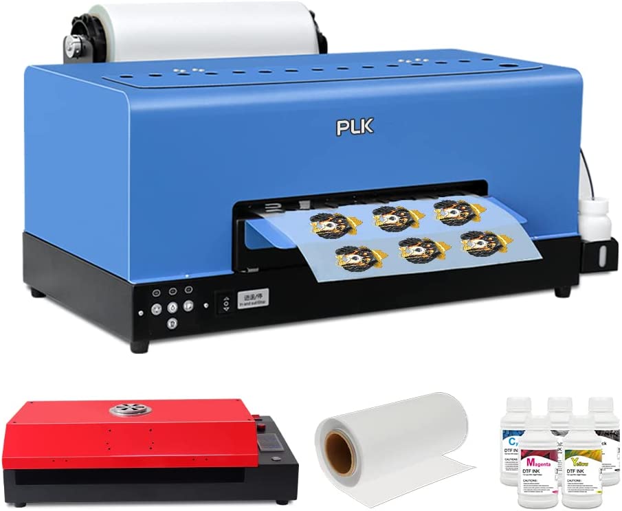 PLK L805 A3 DTF Transfer Printer with Roll Feeder, Direct to Film Print-Preheating T-Shirt Printing Machine for Fabrics and Hoodies (DTF Printer + Oven)