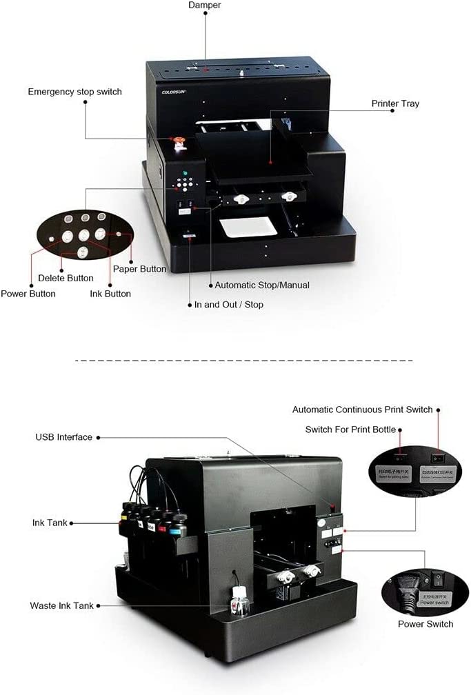 A3 DTG DTF T-Shirt Direct to Garment Printer