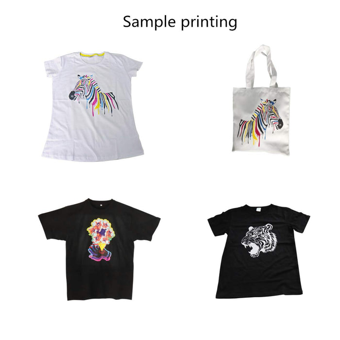 A4 DTG Printer T-Shirt Printing Machine DTG Machine for Shirts/Onesies/Socks/Bags, with Textile Ink