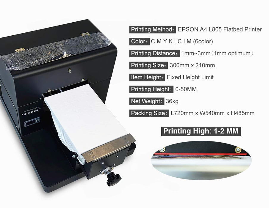 DTG Printer 40*50cm Direct to Garment Printing Machine Digital T