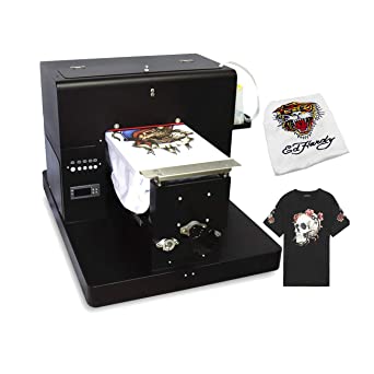 HRM A4 DTG T-Shirts Printer Machine Multicolor DTG Printer Tshirts Machine for Both Dark &amp; Light Clothes Printing
