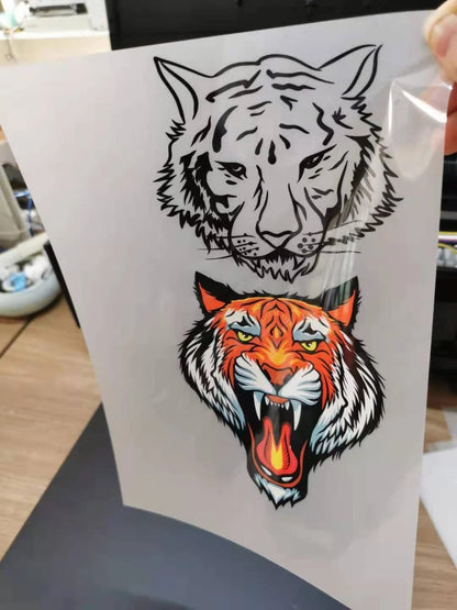 A4 L805 DTF T-Shirts Printer Machine for Fabrics, Leather, Toys, Swimwear, Handicrafts, T Shirt, Pillow, Other Textile.(DTF Printer + 6X 100ml Ink+100pcs PET Film) - Black