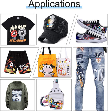 DTF L1800 Transfer Printer with Roll Feeder, Direct to Film Print Preheating A3 DTF Printer for DIY Print T-Shirts, Hoodie, Fabrics (A3 DTF Printer + Oven)