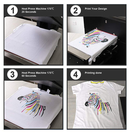 HRM A4 DTG T-Shirts Printer Machine Multicolor DTG Printer Tshirts Machine for Both Dark &amp; Light Clothes Printing