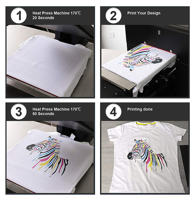 A4 DTG Printer t shirt Printing Machine Automatic Flatbed DTG Printers  Print Clothes Bundle ink Textile ink For t shirt Print