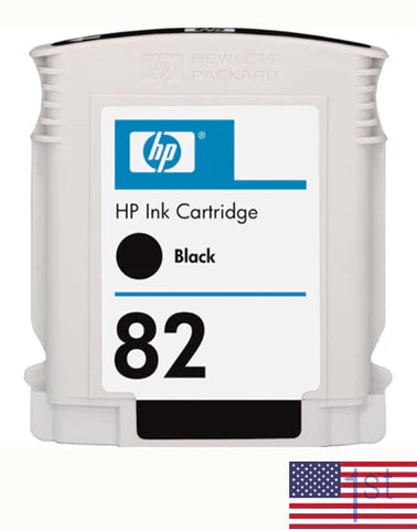 HP OEM 82 69-ml Black Ink Cartridge for the Designjet 510 - Partially Used (CH565A)
