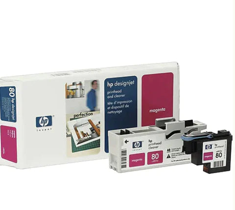 HP 83 UV Magenta Print Head &amp; Cleaner for the HP Designjet 5000, 5500 - C4962A New OEM