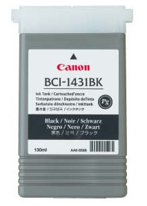 Canon BCI-1431BK Black Ink Tank (130ml) for imagePROGRAF W6200, W6400 - 8963A001AA