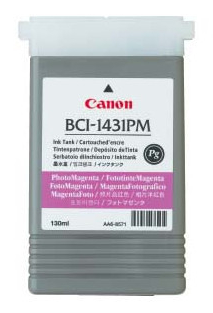 Canon BCI-1431PM Photo Magenta Ink Tank (130ml) for imagePROGRAF W6200, W6400 - 8974A001AA