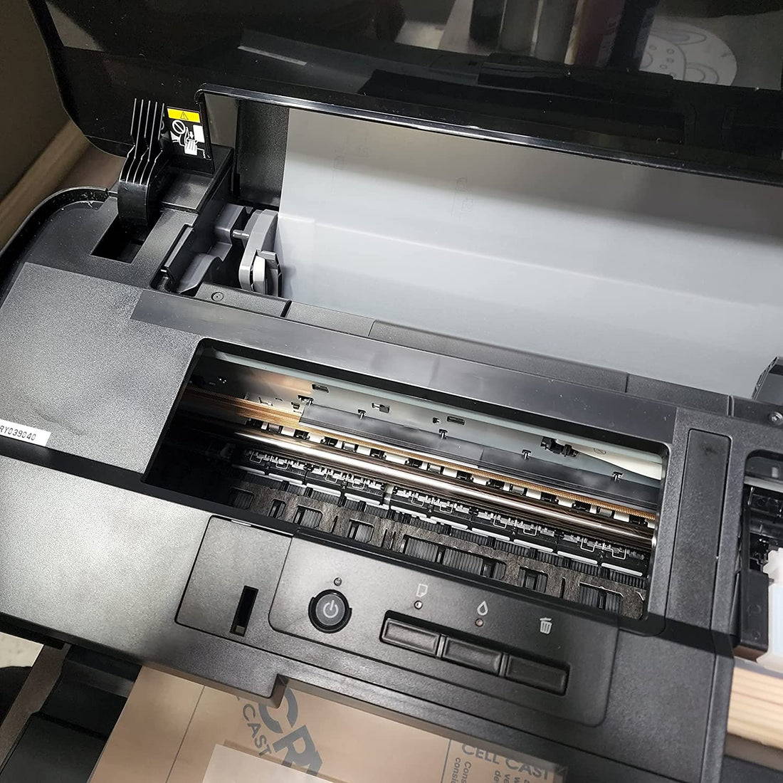 A3+ DTF Transfer Heat Printer L1800 Printer Direct to Film for Cloth or Fabrics, Leather, Toys, Swimwear, Handicrafts, T Shirt, Pillow - BLACK