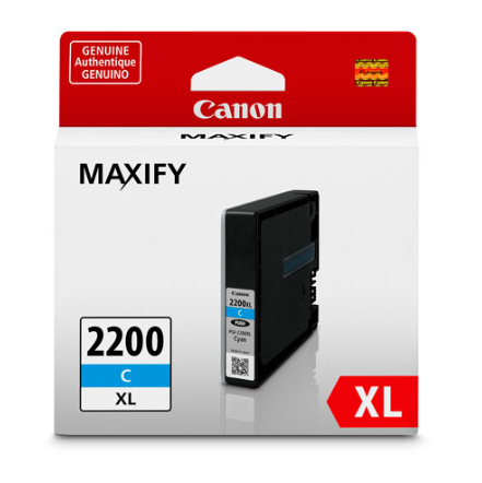 Canon PGI-2200 XL Cyan Pigment Ink Tank - 9268B001