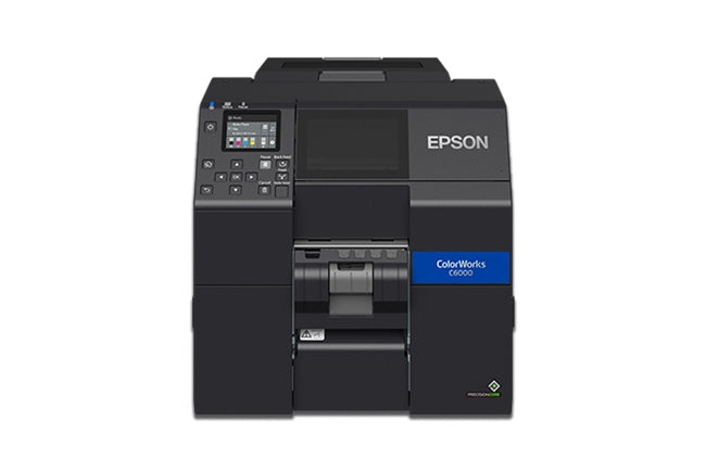 Epson ColorWorks C6000P Color Inkjet Label Printer - 4" w/ Peel & Present (Gloss)