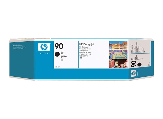 HP 90 775-ml Black Ink Cartridge for the HP DesignJet 4000, 4020, 4500, 4520 Printers (C5059A) - New