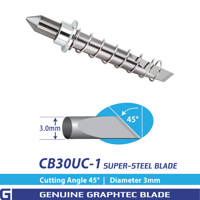 CB30UC-1 Super-Steel Blade - 45°/ 3mm for flatbeds; FC2250, FCX2000