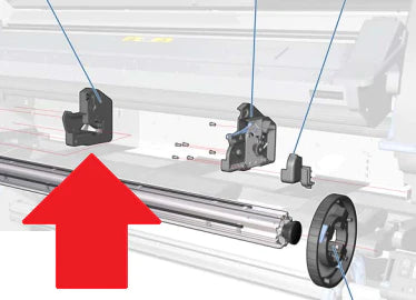 Left Rollfeed Module Assembly - For the HP DesignJet L26100, L26500 &amp; Latex 210, 260 Series (CQ869-67003) - Refurbished