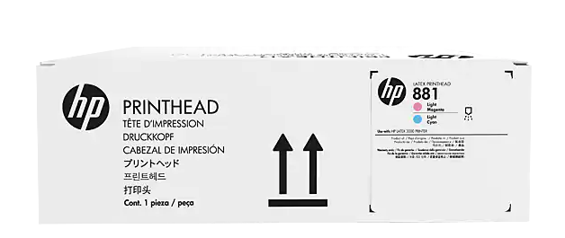 HP 881 Light Magenta/Light Cyan Latex Printhead for HP Latex 1500, 3000, 3100, 3200, 3500, 3600, 3800 - CR329A