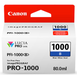 Canon PFI-1000 Blue Ink Tank 80ml for imagePROGRAF PRO-1000 - 0555C002AA www.wideimagesolutions.com Parts and Inks 60.00